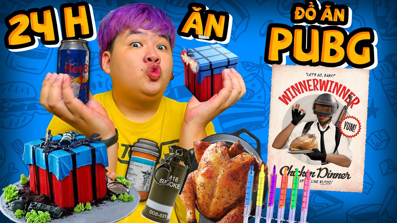 MỘT NGÀY ĂN ĐỒ ĂN TRONG PUBG | LIỆU THÙNG THÍNH CÓ NGON NHƯ NGOÀI ĐỜI!? (Mazk phá phách #58)