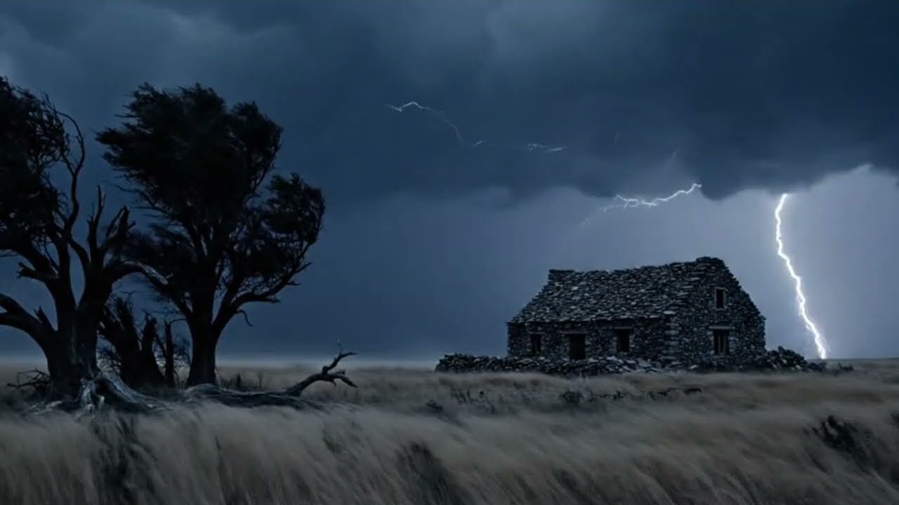 Deep Rolling Thunder in Summer | No Rain | Calm Before the Storm | 3 Hours