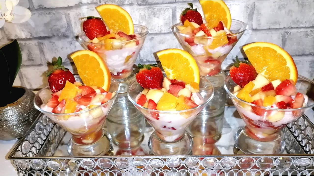 Salade de fruits au yaourt