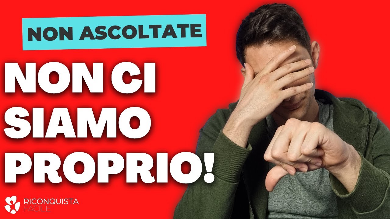 I 5 CONSIGLI sulla STRATEGIA di RICONQUISTA che NON ASCOLTATE!
