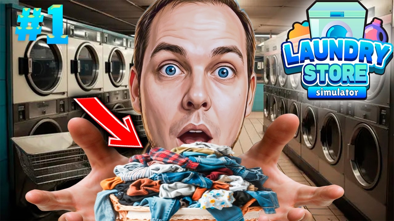 ОТКРЫЛИ СВОЮ ПРАЧЕЧНУЮ! БИЗНЕС ИДЕТ НЕ ОЧЕНЬ! (Laundry Store Simulator) #1