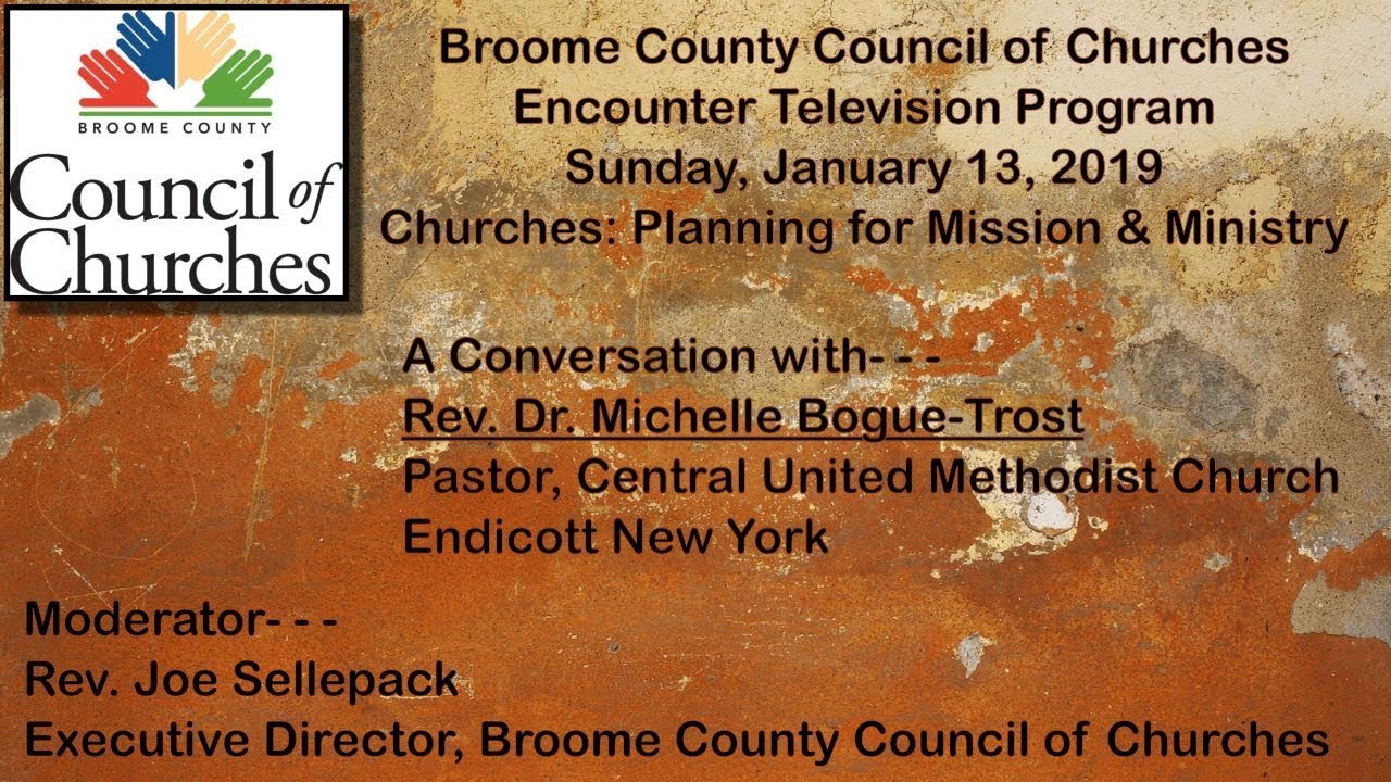 January 13, 2019; Pastor Michelle Bogue-Trost on 