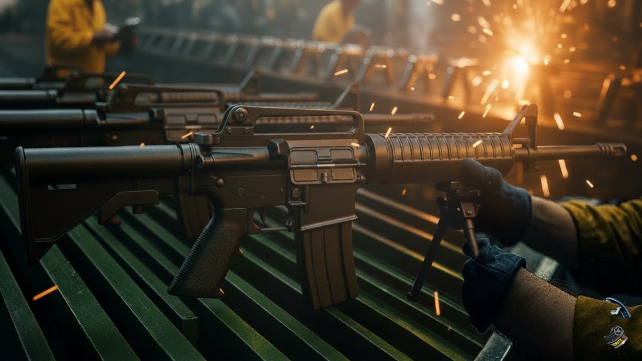 Inside the M4A1 Factory: From Raw Steel to America’s Iconic Battle Rifle (Full Process)