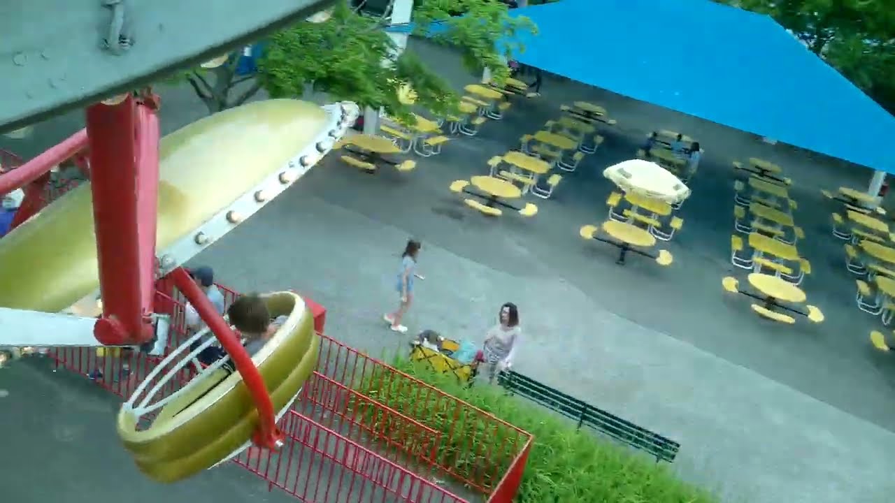 Riding The Paratrooper - Waldameer Amusement Park - Erie, Pennsylvania