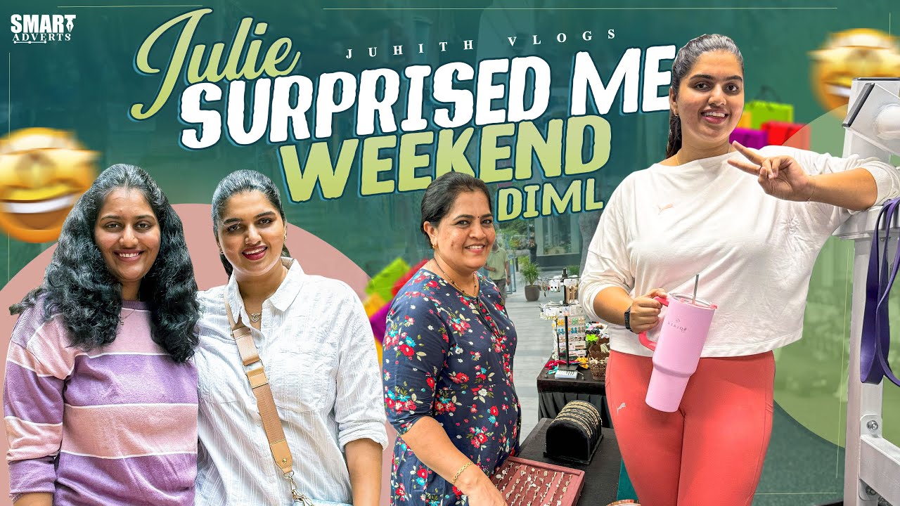 |మా Weekend DIML😍Julie Surprised me?|Sisters & అత్తయ్య తో Day Out in Bangalore📍|Shooping & More|