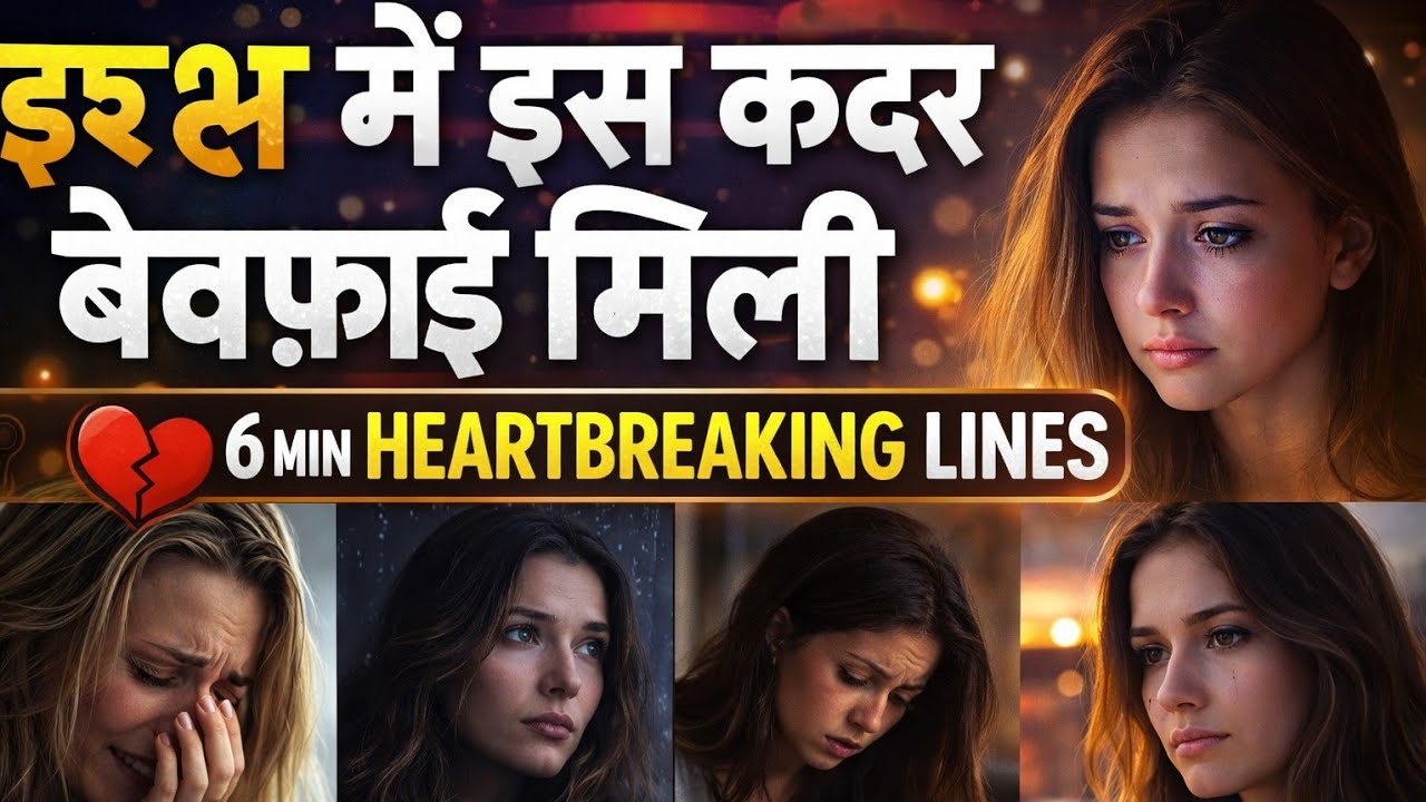 इश्क में इस कदर बेवफाई मिली…💔 Heart Touching Bewafa Shayari | #Bewafa #Ishq #SadShayari