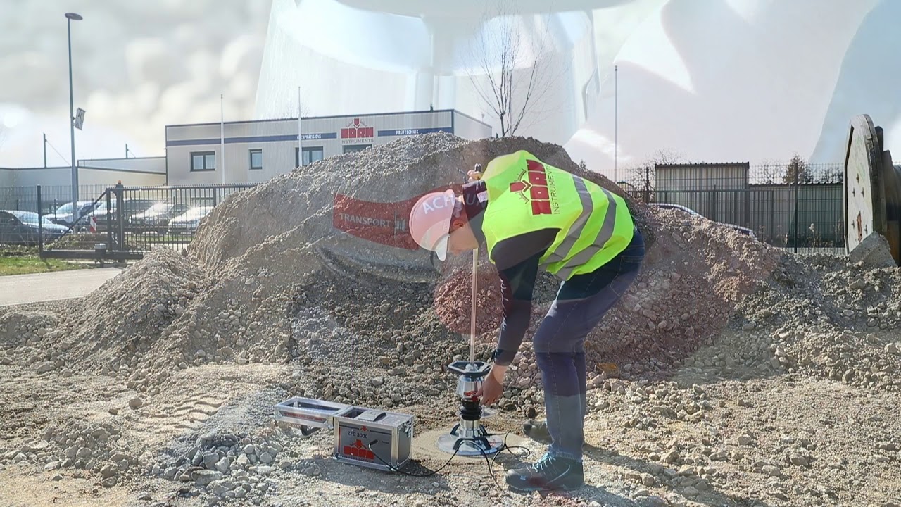 Dynamischer Plattendruckversuch Fallgewichtsgerät - ZFG 3000 GPS