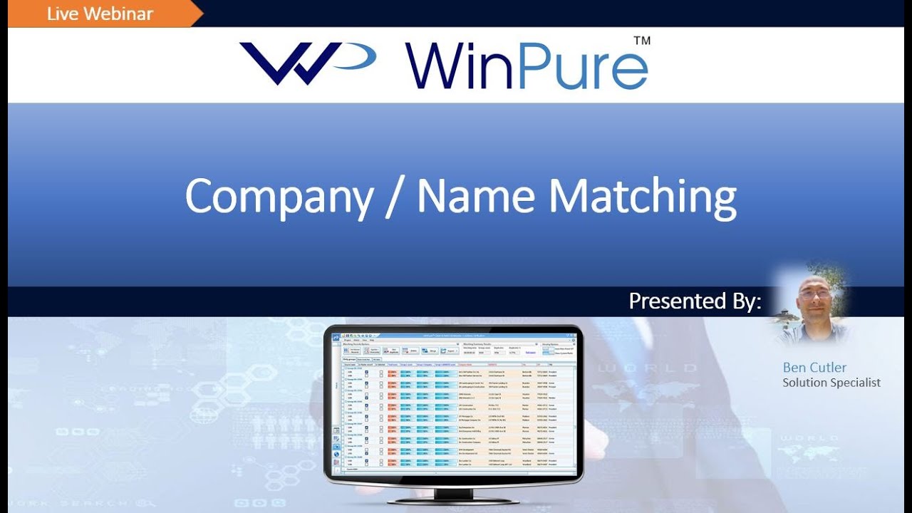 Company Name Data Matching