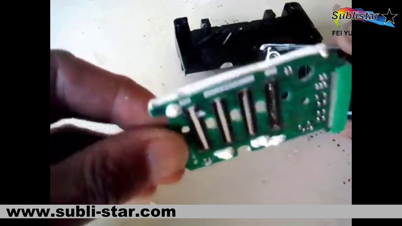 Take the Epson DX5 Print Head Apart,See the Inner Clearly