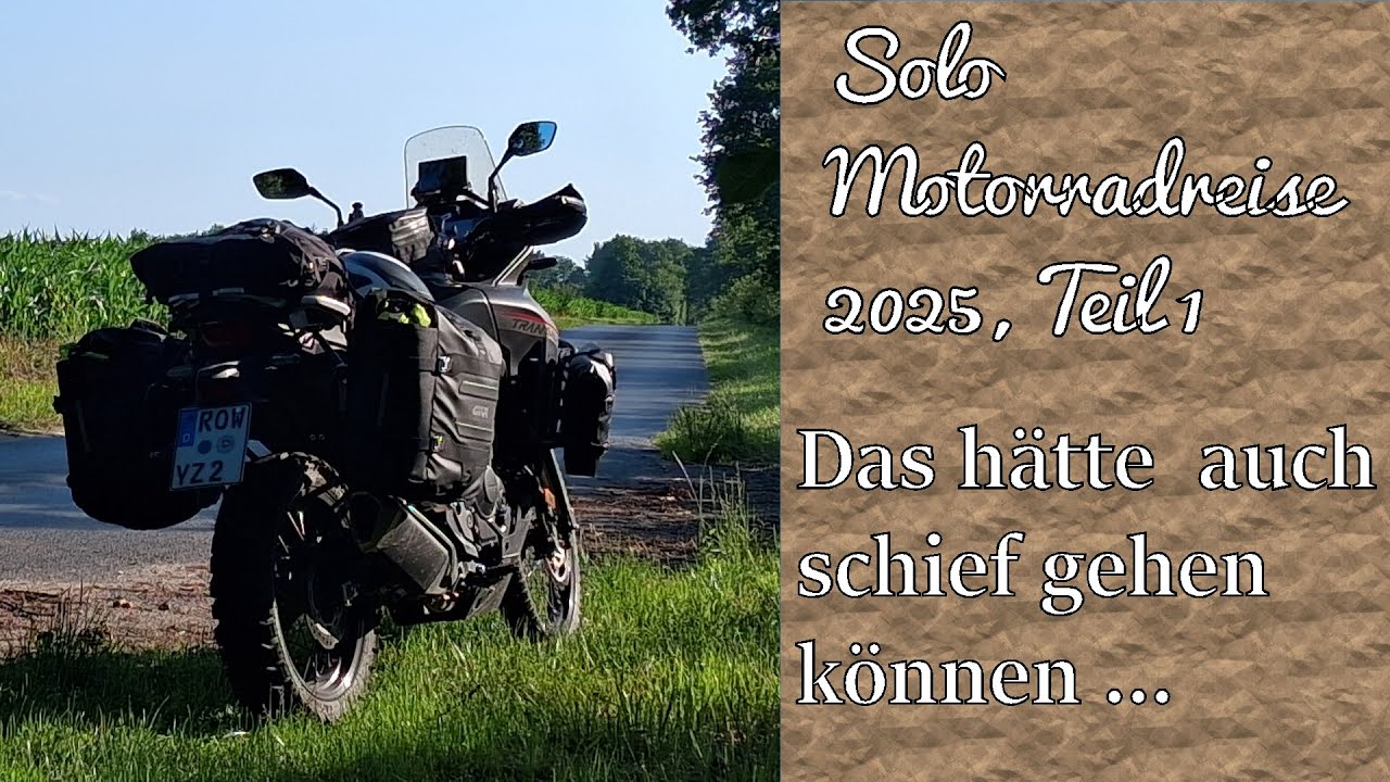 Solo Motorradreise 2025 - 3 Tage bis nach Kroatien