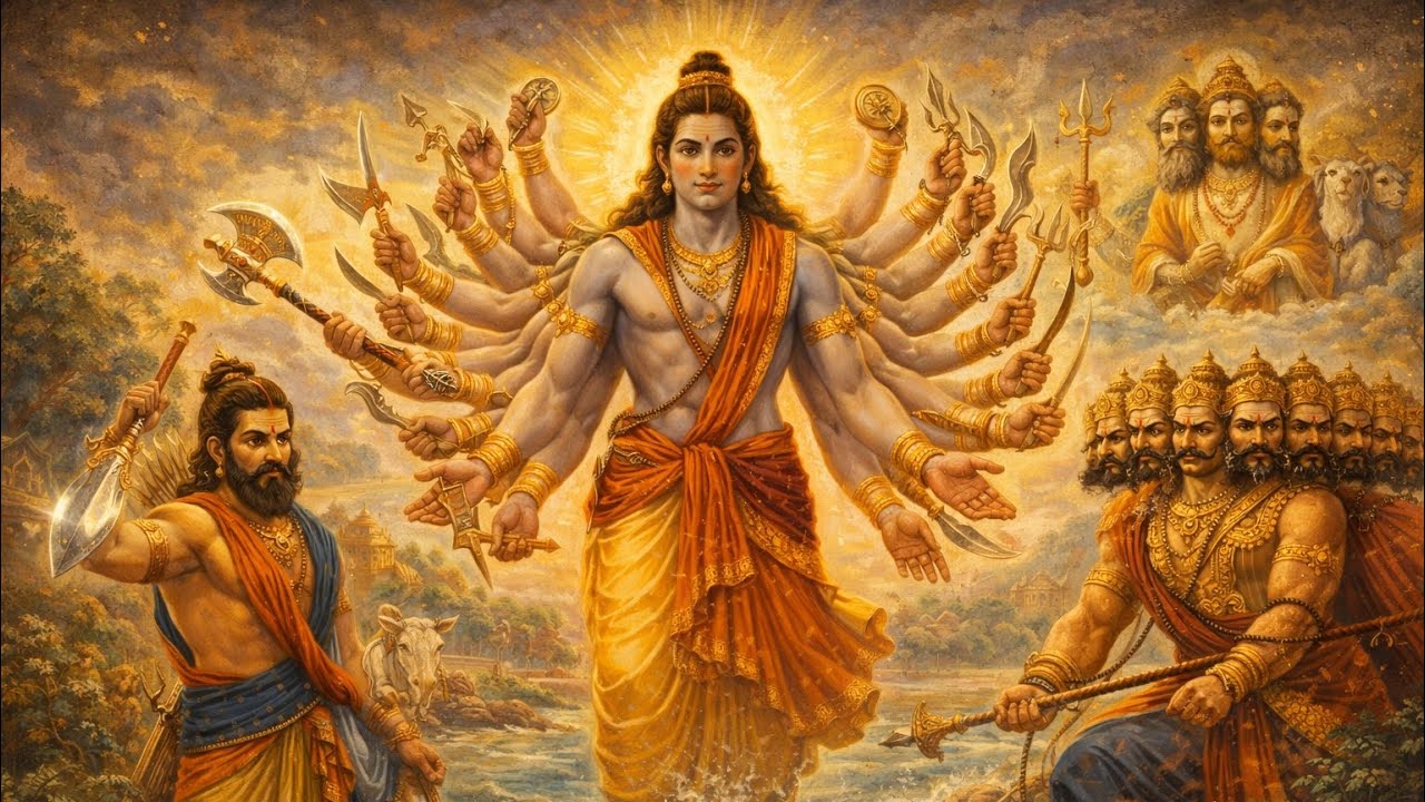 THE GREAT KARTAVIRYA ARJUNA – The King with a Thousand Arms|| TELUGU STORY 🙏🏻🔥