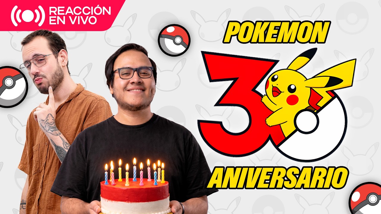 30 AÑOS DE POKÉMON en vivo y en español + SORTEOS | REACCIÓN AL POKÉMON PRESENTS 2026