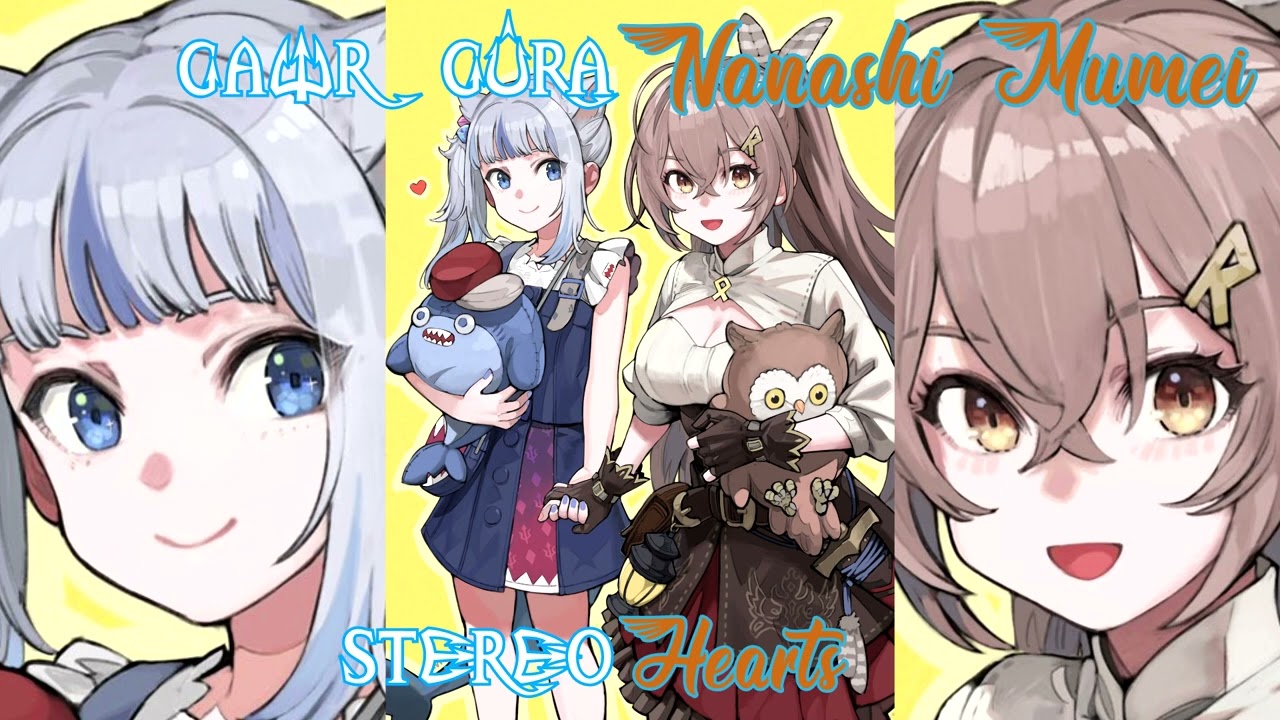 Mumei And Gura Sings Stereo Hearts By Gym Class Heroes (Mixed Audio)