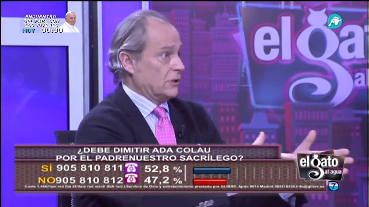 'Antes de hablar del Padrenuestro blasfemo de Ada Colau, me voy a santiguar'