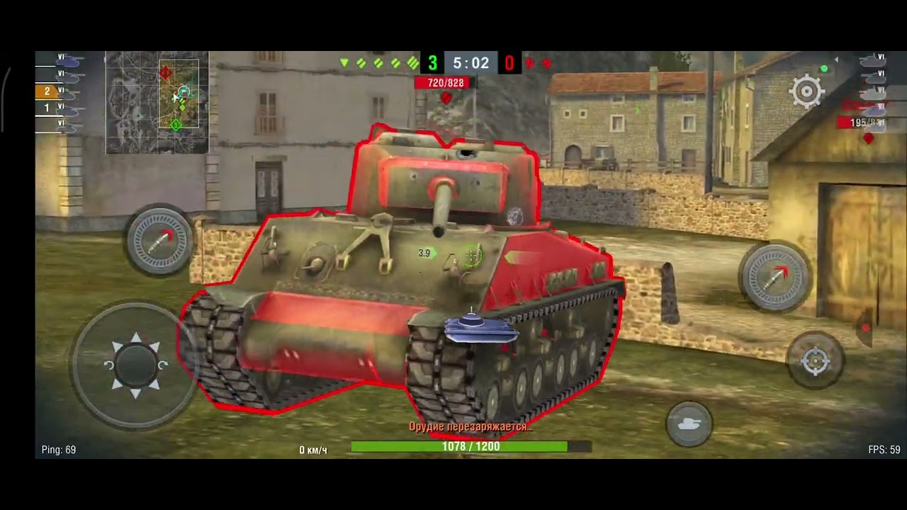 Играю в обучения в World of tanks