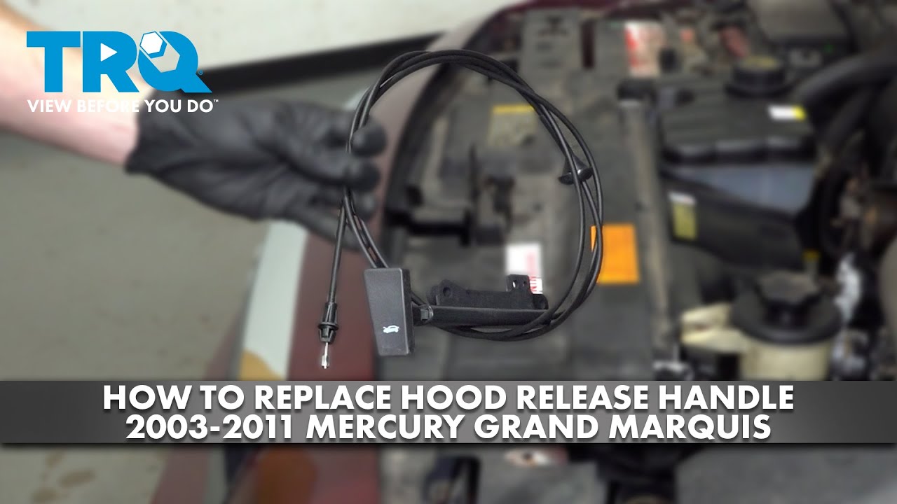 How to Replace Hood Release Handle 2003-2011 Mercury Grand Marquis