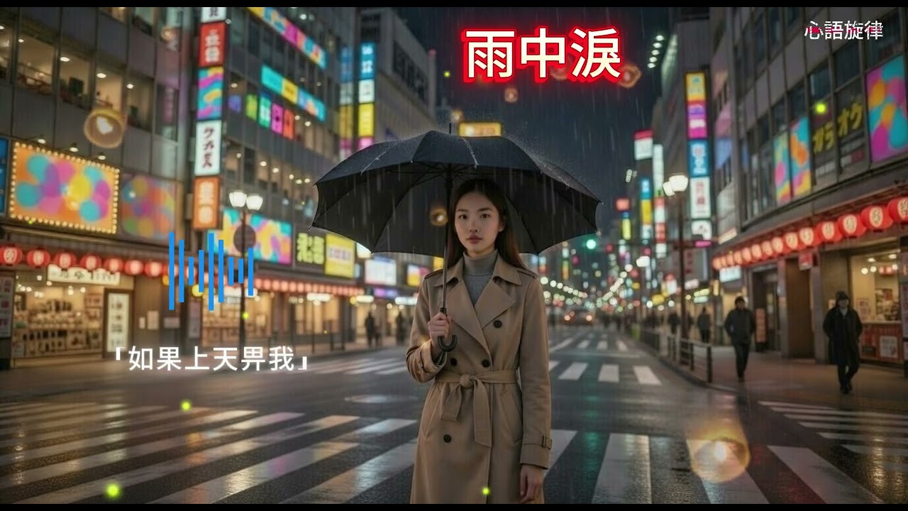 雨中淚 (女)粵語★ 原創歌曲 l 治癒心靈的深情歌曲#華語 #傷感情歌#好聽的中文歌曲🎗️🎈/ 難過傷心時必聽！陪你度過一個人的深夜！