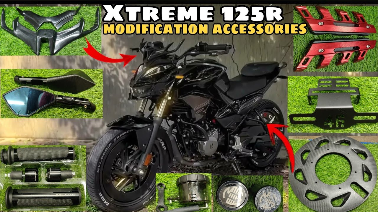 Hero Xtreme 125r full modification | most modified Xtreme 125r| accessories available| S Rider Shop