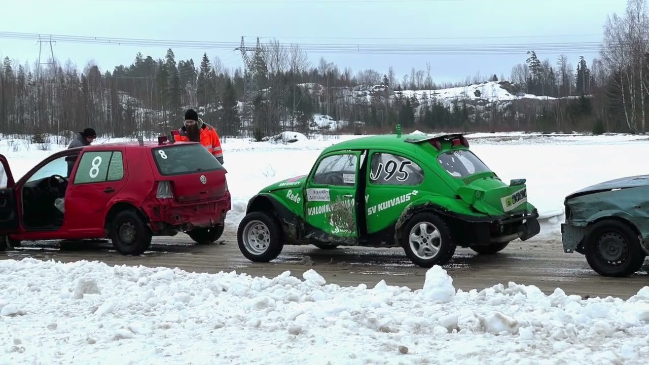 Ice racing from Finland just miles from the Russian border.
