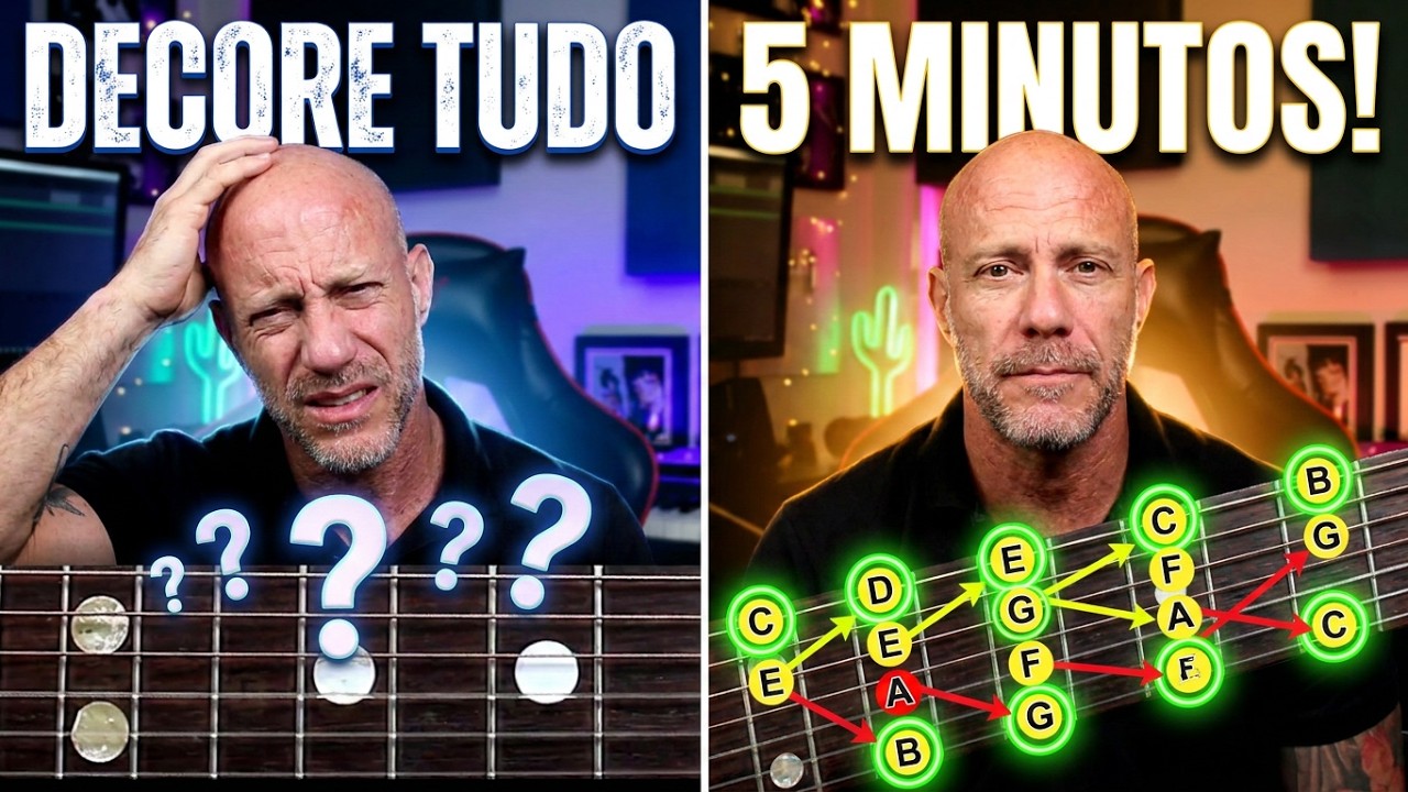 Decore as Notas no Braço do Violão em 5 Minutos! 3 Hacks Infalíveis
