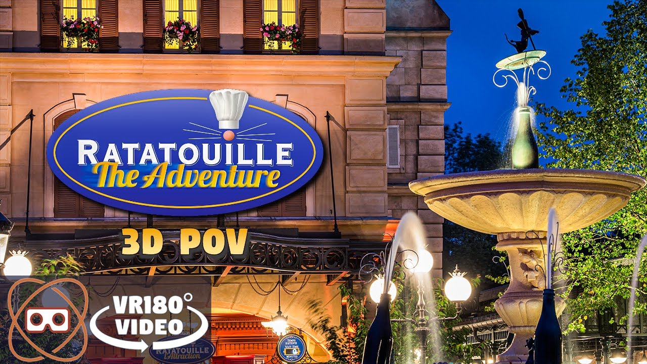 [VR180] Disney Ratatouille Ride (Ratatouille l'attraction) VR 3D POV