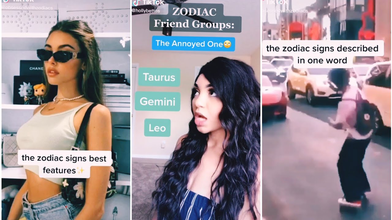 Relatable Zodiac Signs Tiktok Compilations 💫