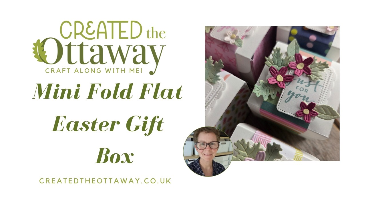 Mini Fold Flat Easter Gift Box | Fits One Creme Egg | Easy DIY Tutorial@createdtheottaway