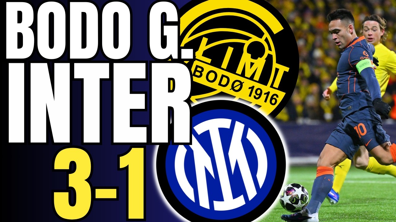 BODO GLIMT-INTER 3-1: OGGI MALE, MALE, MALE || Highlights e analisi