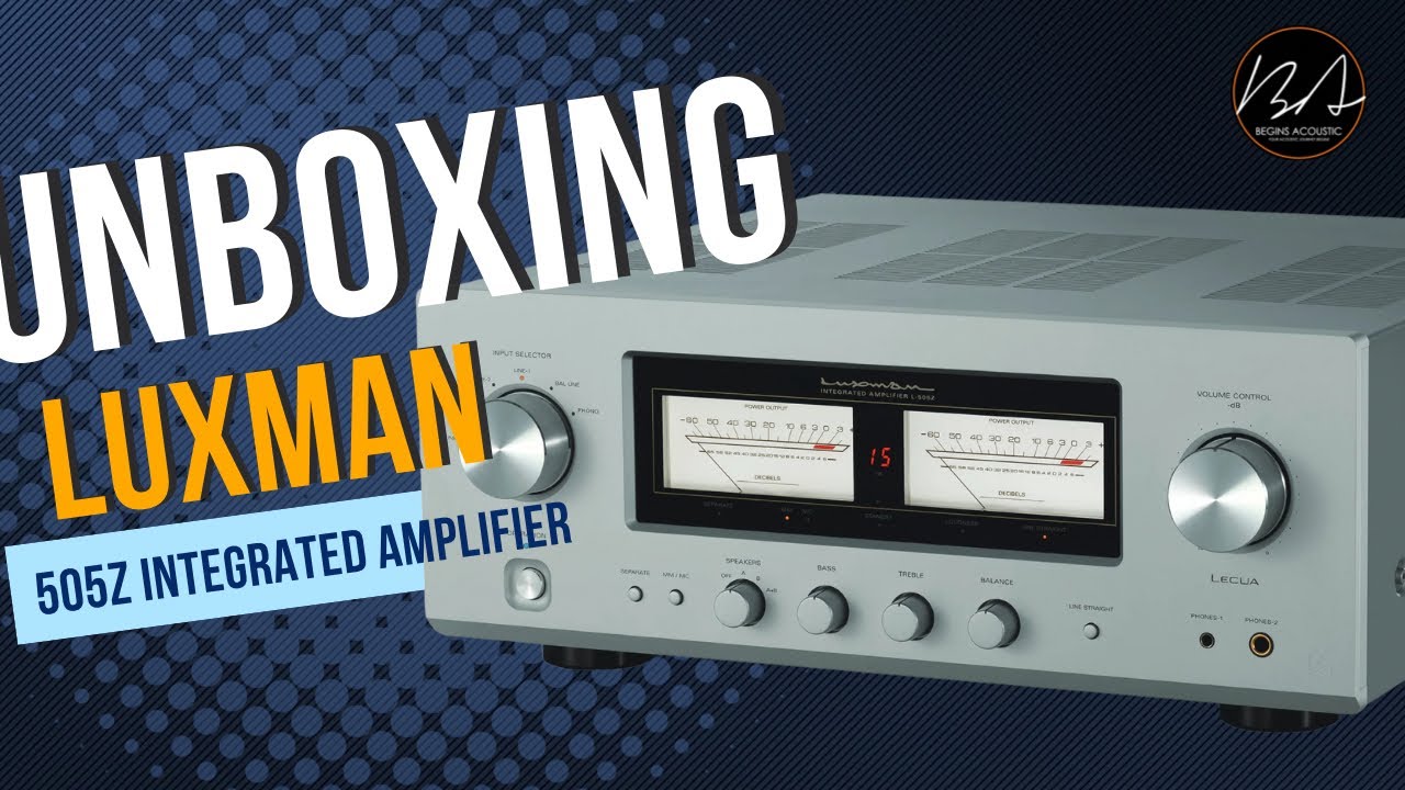 Unboxing the Luxman L-505Z Integrated Amplifier | Silent Showcase with Music Replay #thegitlwithhifi