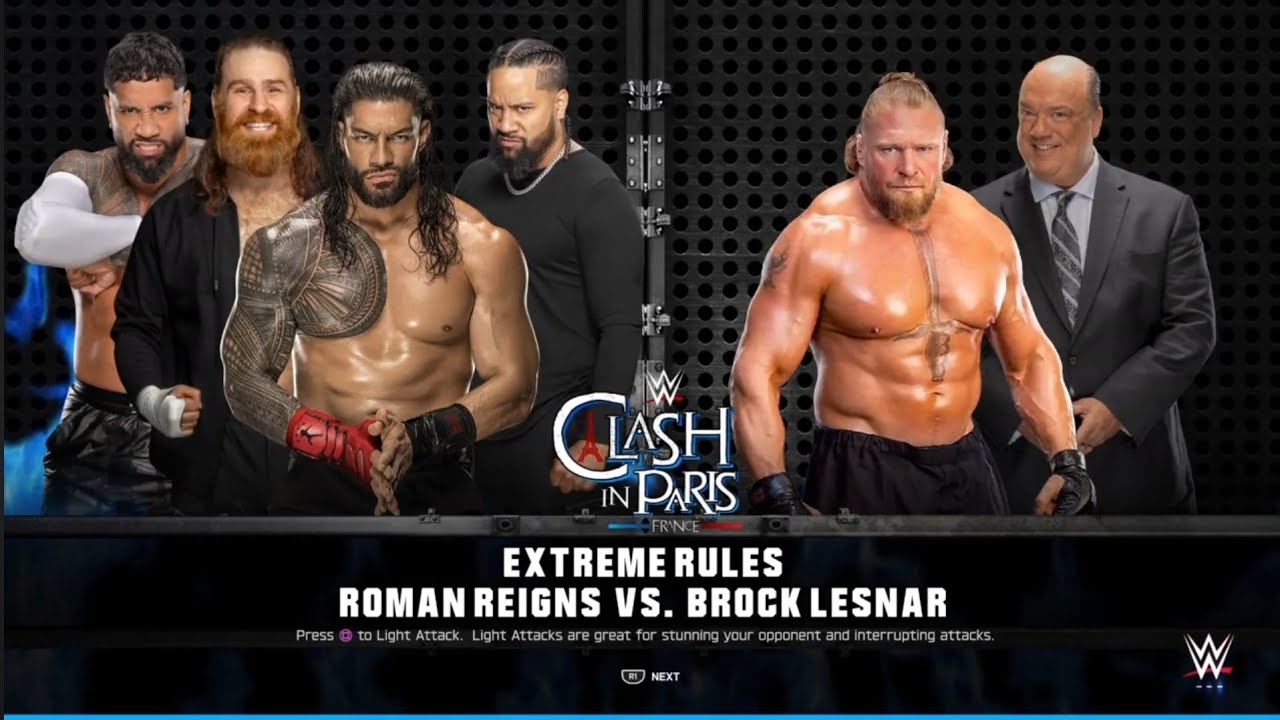 The Beast vs Cheif In WWE 2K25