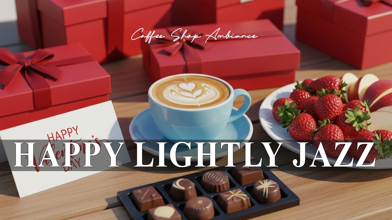 Happy Lightly Jazz☕ Happy Winter Cafe Jazz & Bossa Nova Piano for Good Mood.