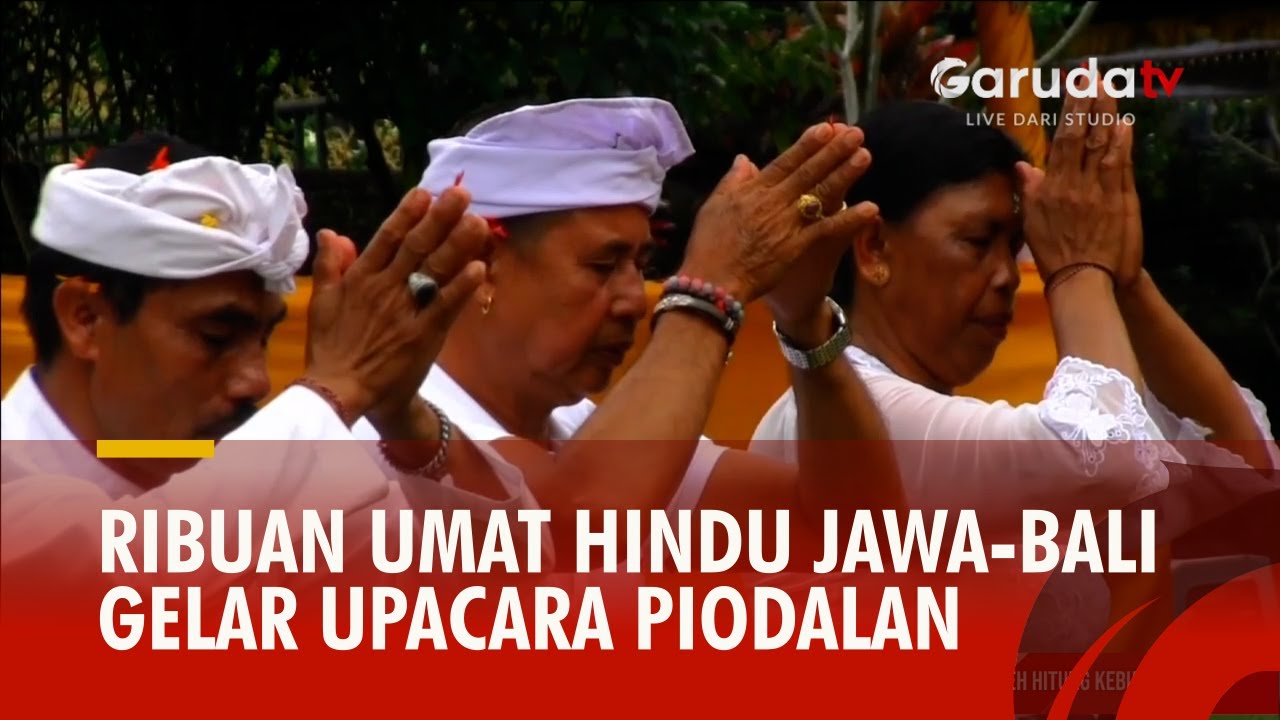 Ribuan Umat Hindu Jawa - Bali Gelar Upacara Piodalan
