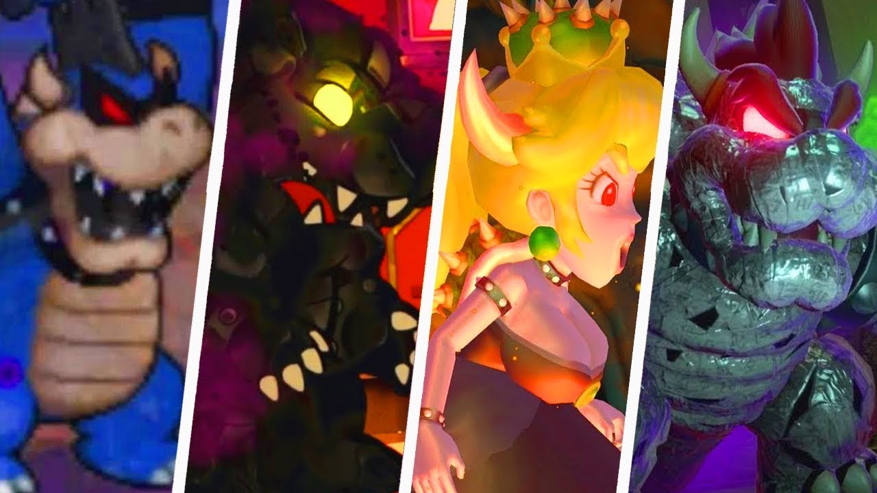 Evolution of Possessed Bowser in Super Mario Games (2001 - 2018)