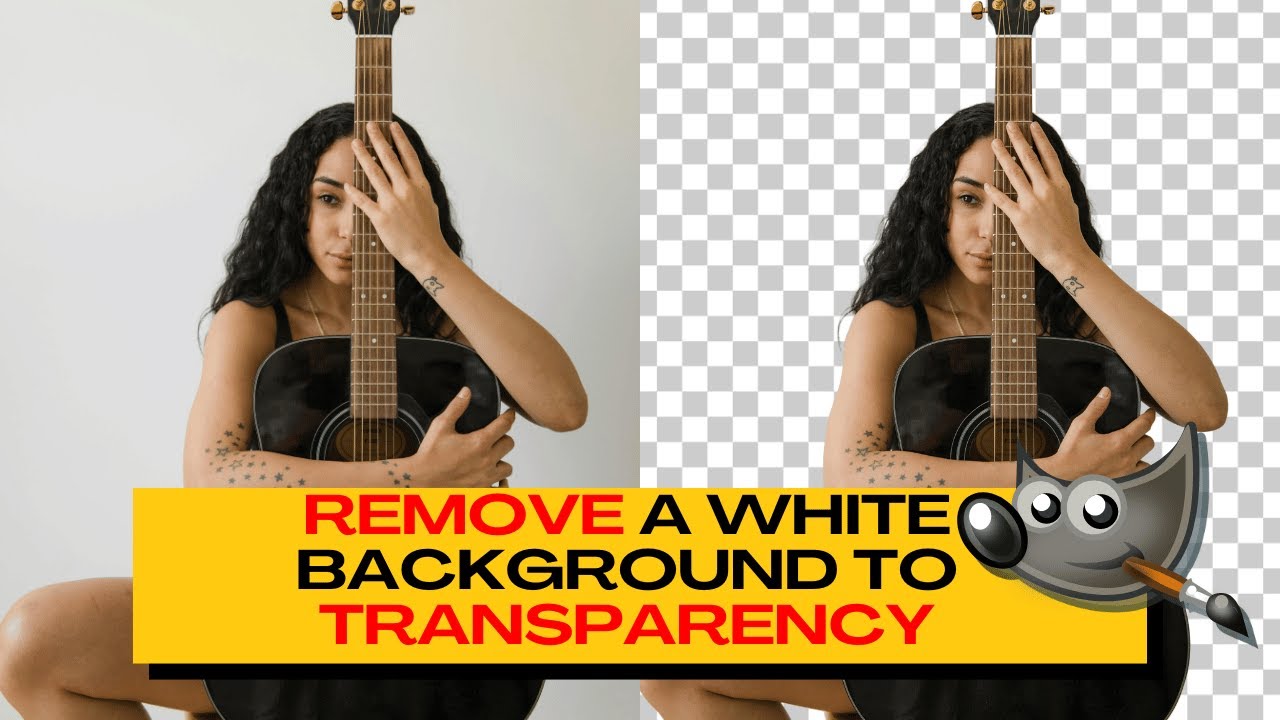 Как убрать белый фон и сделать его прозрачным в GIMP
