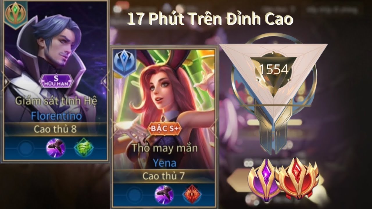 Tổng Hợp Các Trận Đấu (17 Phút) Hành Trình Leo Đỏ Yena Trên Đỉnh 1k5