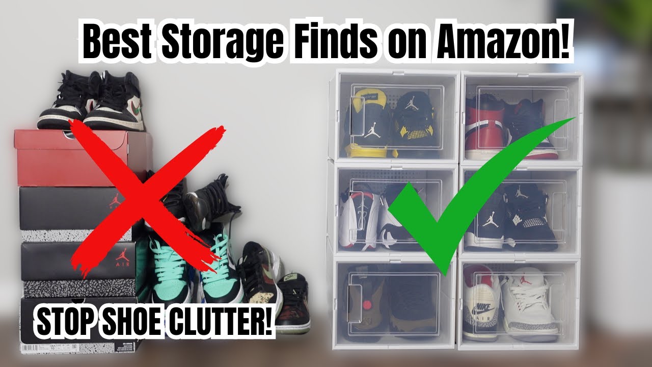 Best Shoe Storage Finds on Amazon! STOP Shoe Clutter!