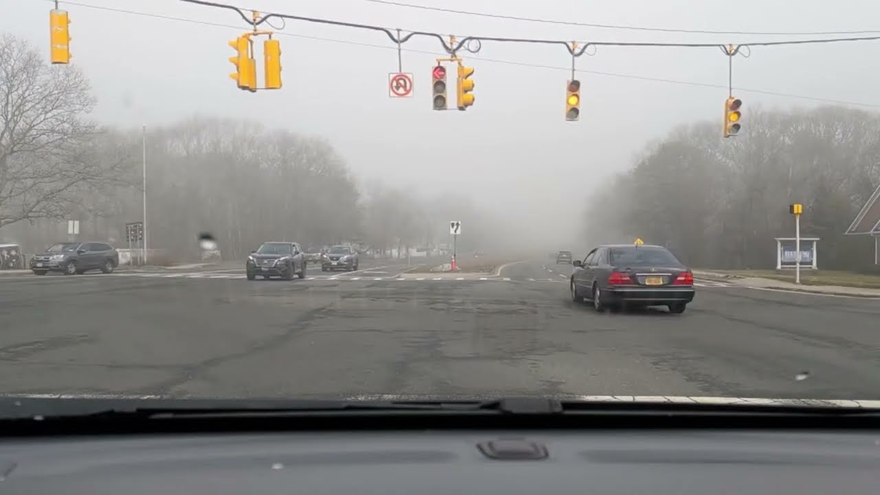 Long Island NY Views is live Driving to Medford NY 
