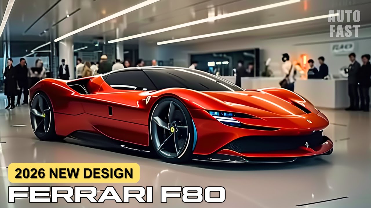 Почувствуйте силу: 2026 Ferrari F80's 1184HP!