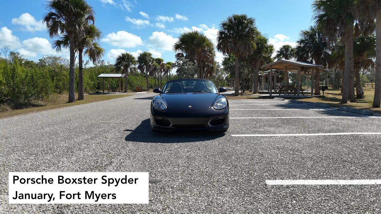 Porsche Boxster Spyder - January, Fort Myers