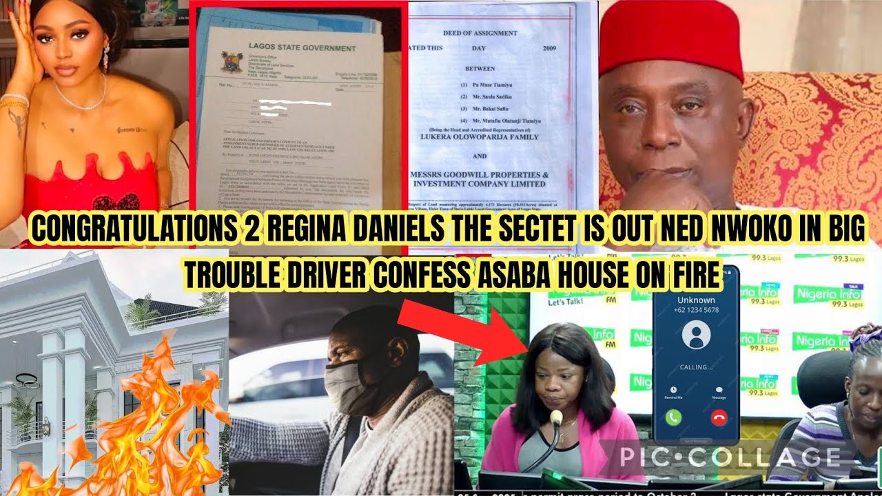 CONGRATULATIONS 2 REGINA DANIELS SECTET OUT NED NWOKO IN BIG TROUBLE DRIVER CONFESS ASABA HOUSE ON 🔥