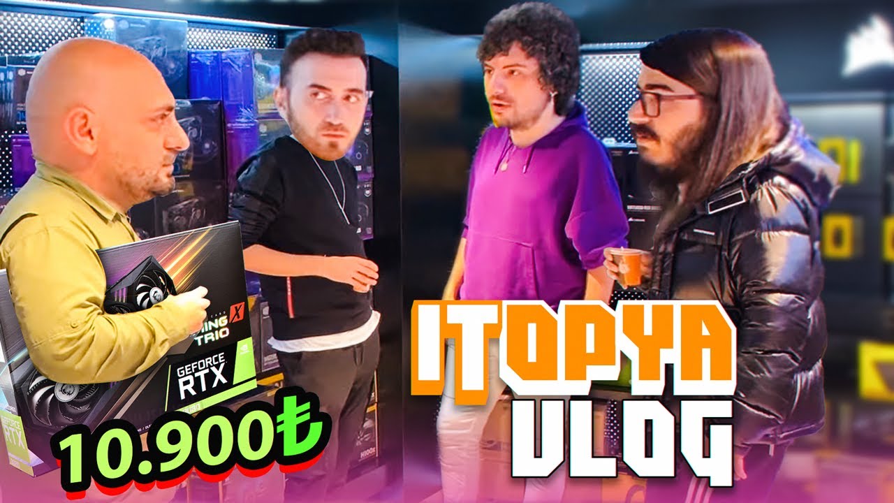 İTOPYANIN SAHİBİNDEN RTX 3080 İSTEDİM! w/KendineMüzisyen,Wtcn,Yılmaz Abi | Kegri Vlog Serisi #6