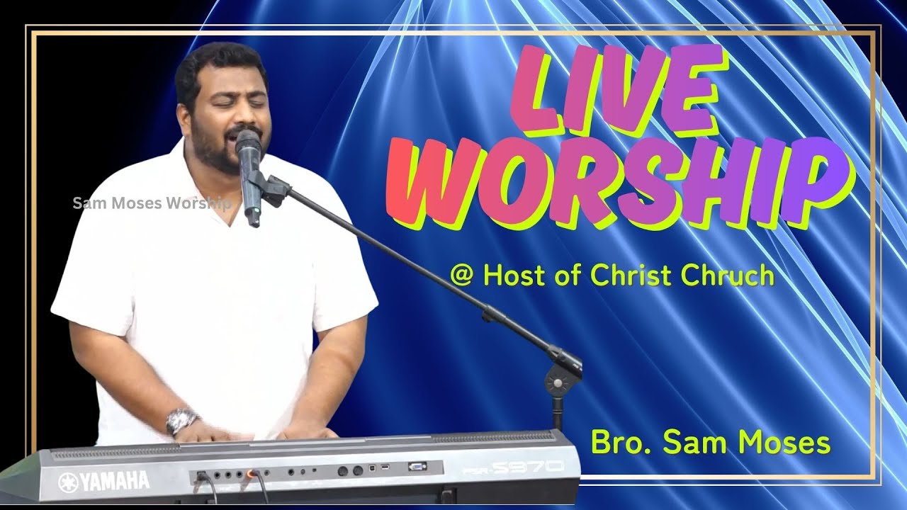 Tamil Christian Worship  | Live Worship Medley | Bro. Sam Moses #sammoses #tamilchristiansongs