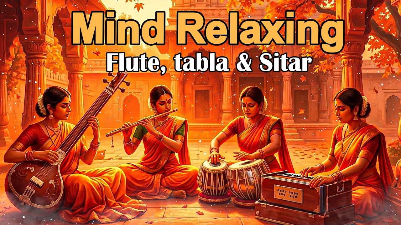 Mind Relaxing Flute Tabla and Sitar Compilation | Hindustani Instrumental Music