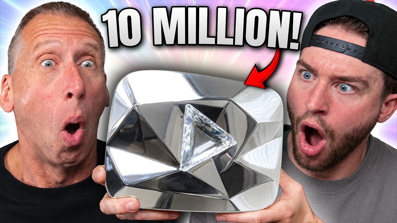 The 10,000,000 Subscriber Diamond Play Button...