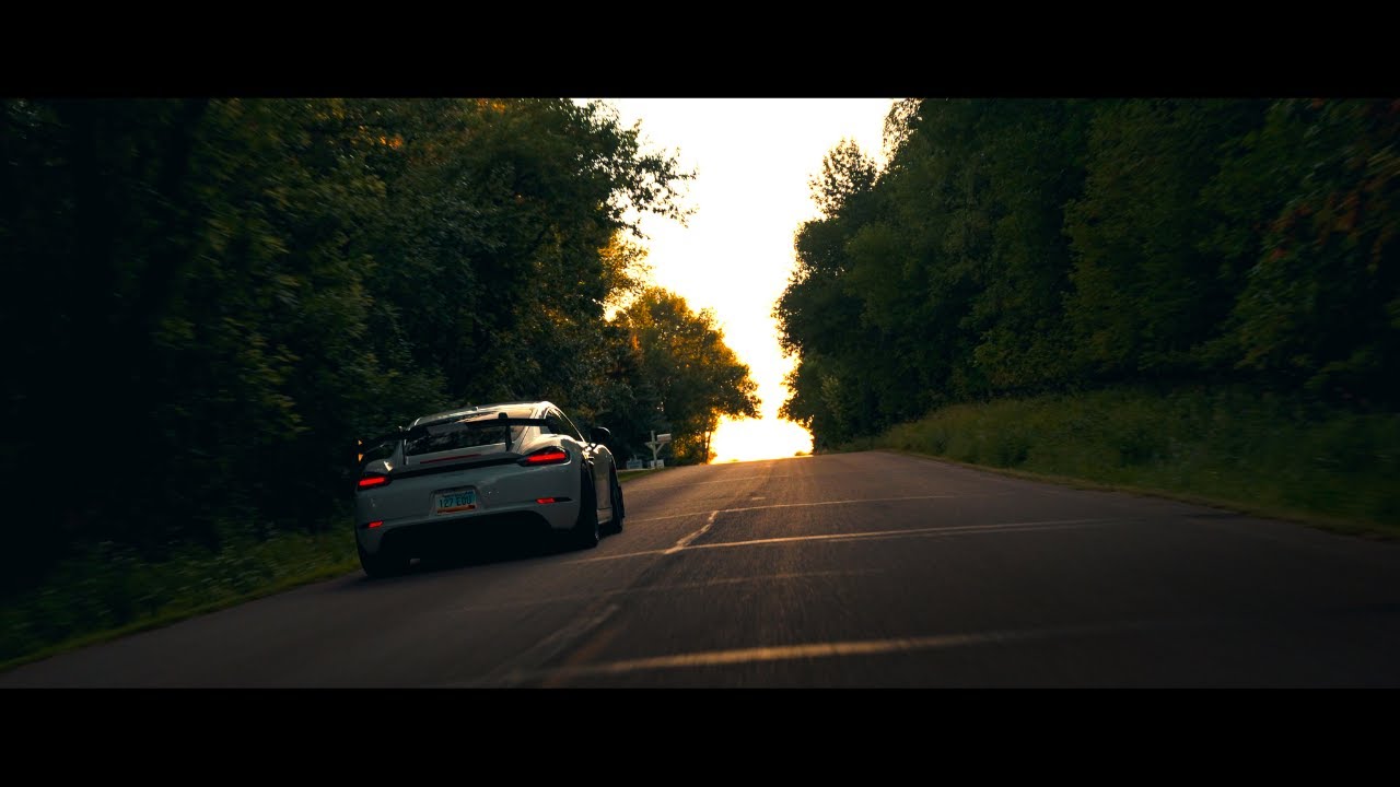 Porsche GT4 RS - Sunset Drive | 4K Cinematic