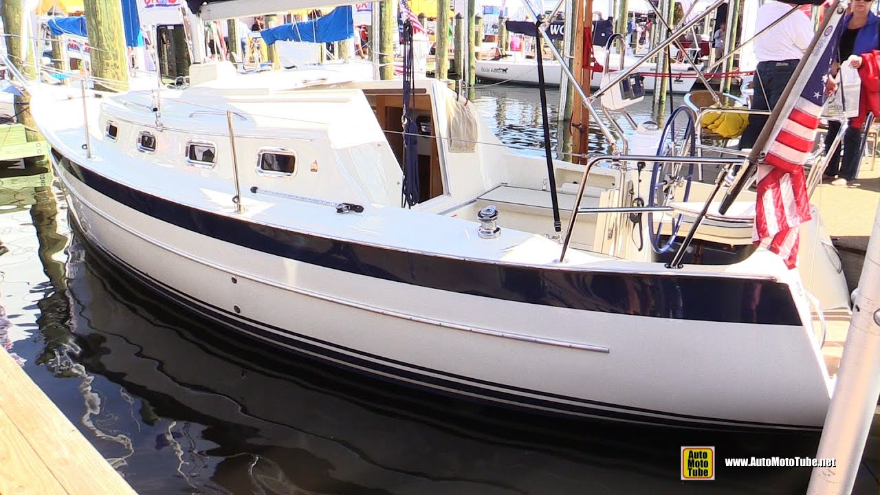 2016 Seaward 26 RK Sailing Yacht - Deck and interior Walkaround - 2015 Annapolis Sail Boat Show