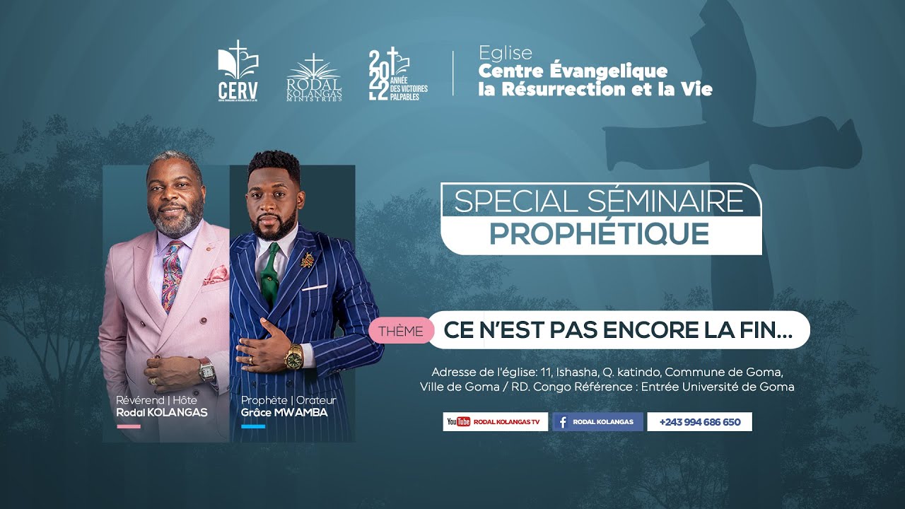 CE N'EST PAS ENCORE LA FIN - Rodal Kolangas - Prophète Grâce MWAMBA
