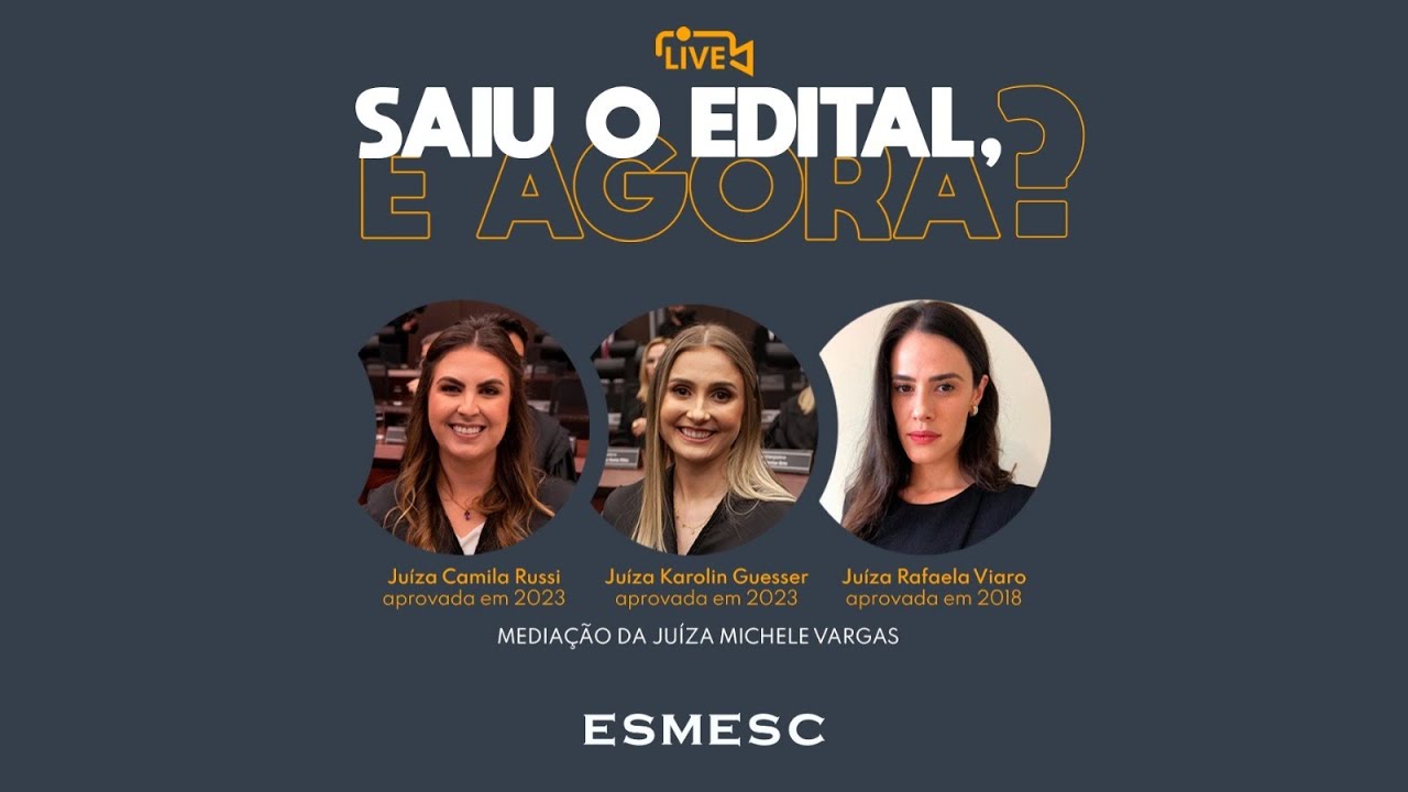 Saiu o edital, e agora?