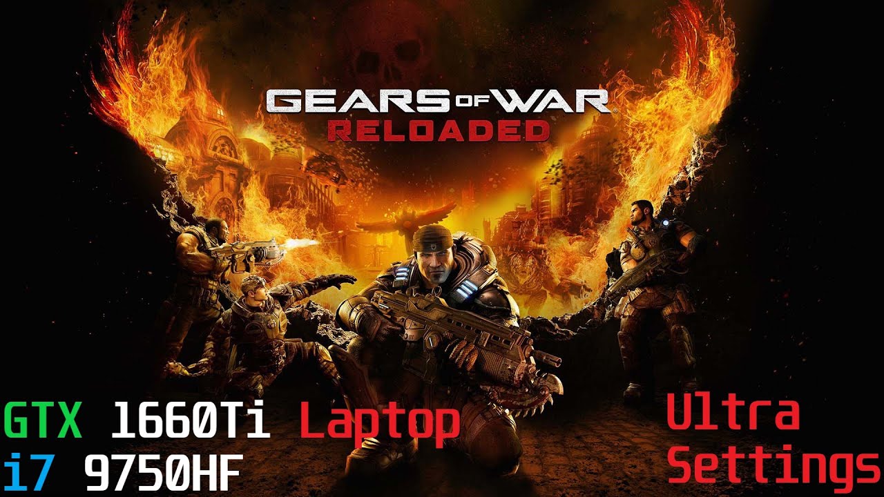 Gears of War Reloaded | 1080p Ultra Settings | GTX 1660 Ti Laptop & i7 9750HF | Legion Y540-17IRH