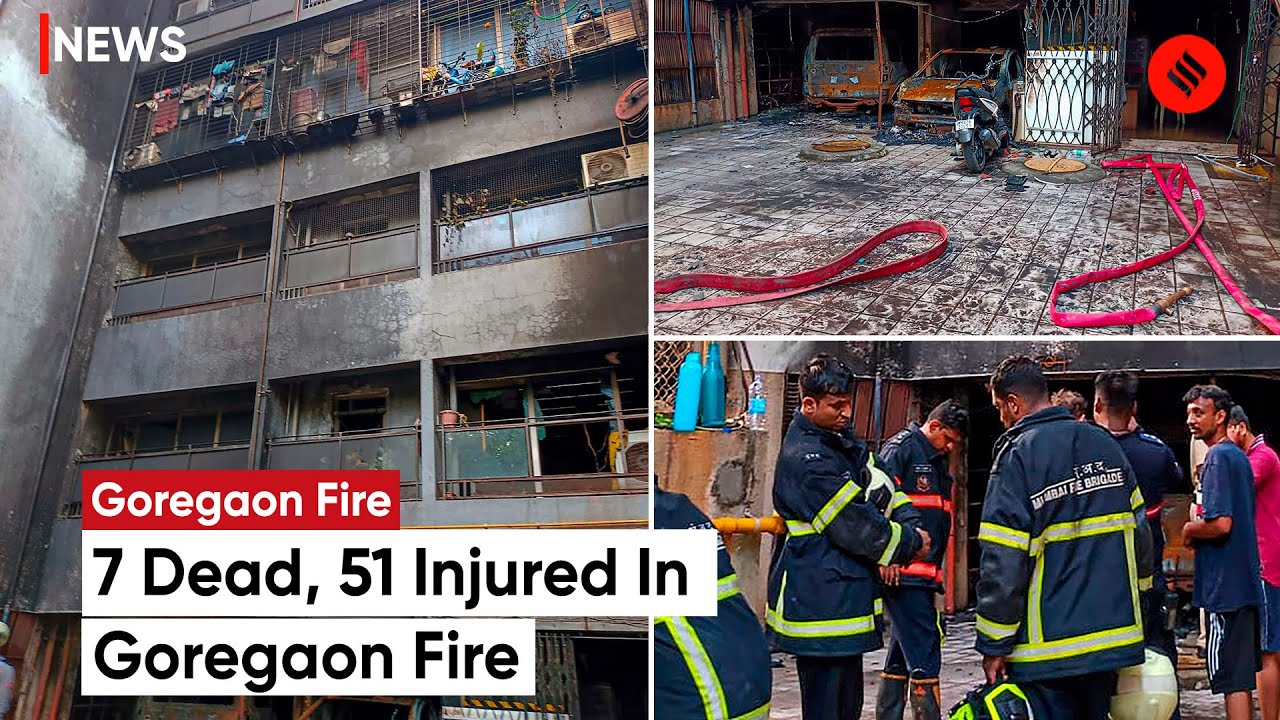 Mumbai Fire: 7 Killed, 51 Injured as Fire Breaks Out in Building in Goregaon